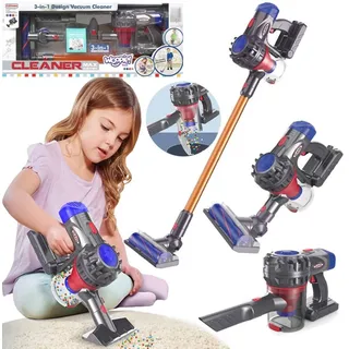 WOOPIE Interaktiver 3-in-1-Staubsauger für Kinder mit Saugfunktion