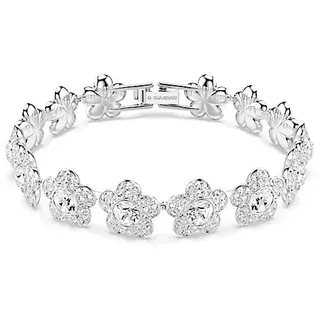 Swarovski Perlenarmband Rundschliff Weiß 5749182