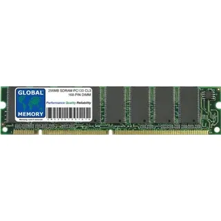 Global Memory 256MB PC133 133MHz 168-Pin SDRAM DIMM Speicher RAM für PC Desktops/Motherboards