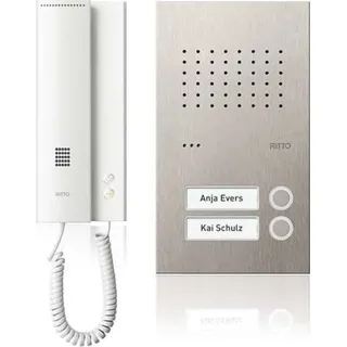 2WE 1818225 weiß/Edelstahl