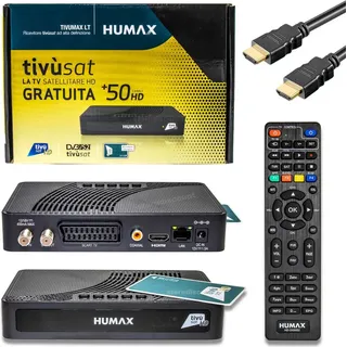 HUMAX TiVUMAX LT Ricevitore Tivusat HD + Smartcard Aktiviert