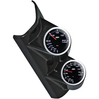 JOM Car Parts & Car Parts GmbH Instrumenten Träger A-Säule runde Auflage zweifach Schwarz