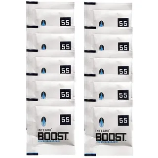 INTEGRA BOOST - Patentierte Technologie, die Feuchtigkeit abgibt oder aufsaugt, Beutel mit 8 g, R.H. 55 %, Packung mit 10 Beuteln