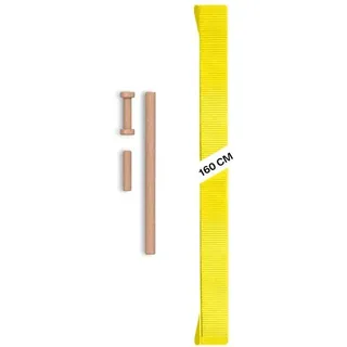 Gibbon Slacklines - Giboard Line - Slackline Gr 160 x 5 cm gelb