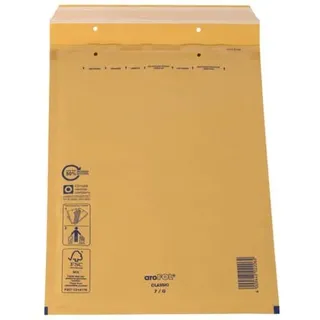 aroFOL Versandtasche , 230x340mm, 100 Stück, braun,