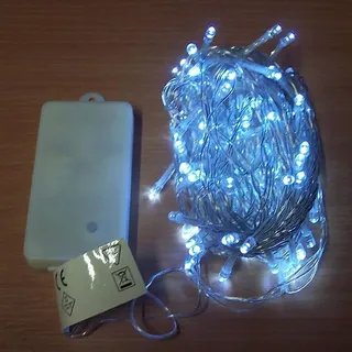 Nipach GmbH LED-Lichterkette 10 m Weiß