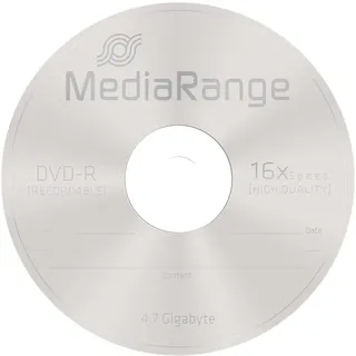 MediaRange DVD-R 4,7GB 120min 16x 25er Spindel