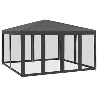 vidaXL Partezelt 4 x 4 m inkl. 8 Seitenteile Anthrazit