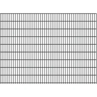 FA-Bausysteme Doppelstabmattenzaun 250 x 183 cm Anthrazit