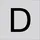Buchstabe D 99222 013 D
