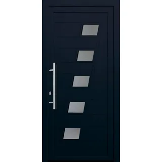 PANTO K043 links 110 x 210 cm anthrazit/weiß