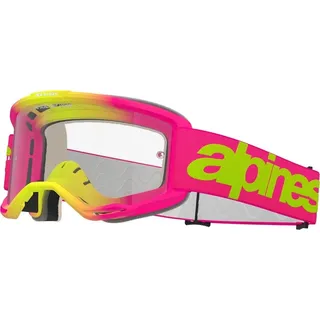 Alpinestars Vision 5 Wordmark Motocross Brille, Pink