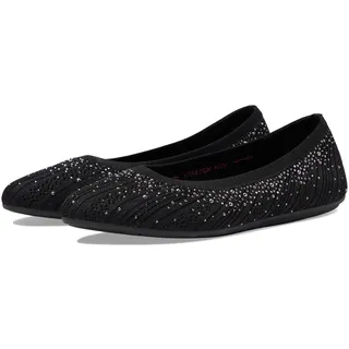 Skechers Damen Cleo 2.0-Glitzy Daze Ballerinas, Schwarz, 36 EU