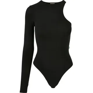URBAN CLASSICS Organic Stretch Asymmetric Langarm-body Black M