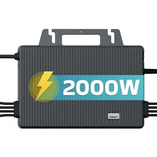 sunniva TSOL-MS2000 Mikro-Wechselrichter 2000W für Balkonkraftwerk, IP67 wetterfest, 4 MPPT