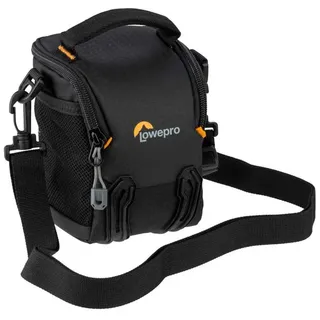 Lowepro Adventura SH 115 III, Kamera-Umhängetasche mit Verstellbarem/Abnehmbarem Schultergurt, Kamerarucksack für Spiegellose Kameras, Kompatibel mit Sony Alpha 6000 Serie, Schwarz