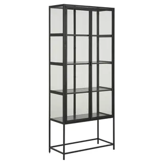 Actona Vitrine Seaford - schwarz