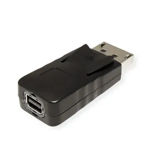 Value DisplayPort Adapter 1x Stecker - 1x Mini-DisplayPort Buchse Schwarz