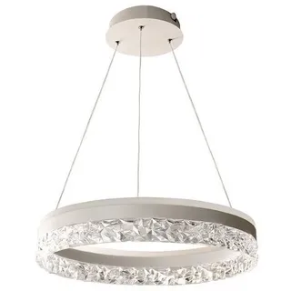 Dimmbarer LED-Kronleuchter an Schnur LED/80W/230V 3000-6500K weiß + Fernbedienung - Weiß