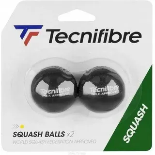 2er-Set Squashbälle Tecnifibre EINHEITSGRÖSSE