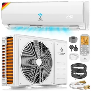 Kesser Split Klimaanlage Set Quick Connect 12000 BTU weiß