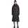 Long Hooded Parka Schwarz 48