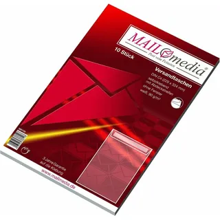 Elepa Versandtaschen C4 ohne Fenster, haftklebend, 90 g/qm, weiß, 10 Stück