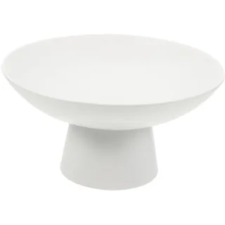 CIYODO Keramik Obstschale mit Fuß Hoher Sockel Umweltfreundlich Multifunktionales Dessert und Snacktablett für Zuhause und Küchentheke