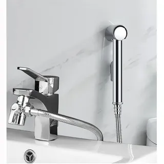 MILIWAN Bidet Handbrause für Bidet Armaturen WC Handbrause Bad Bidet mit Schlauch und Adapter, perfekt für persönliche Hygiene, Reinigungspflege