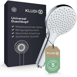 KLUDI-X3 Wassersparender Duschkopf 1 Strahlart Chrom
