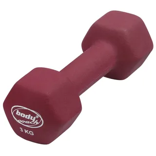 Neopren-Hantel Kurzhantel Dumbell Aerobic Fitness Walking rutschfeste Oberfläche eckig 3kg (1 Stück)