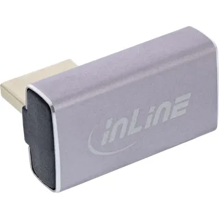 InLine DisplayPort 1.4 Adapter, 90° vertikal rechts 8K