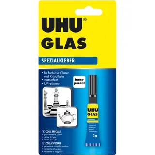 UHU Glas Spezialkleber Transparent 3 g