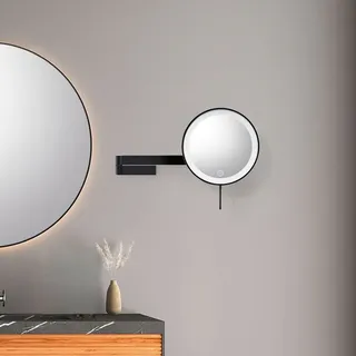 Zack Kosmetikspiegel Linea Edelstahl Schwarz