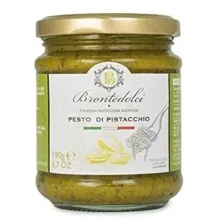 Brontedolci Pesto Di Pistacchio Pistazien Pesto Kochsaucen Pasta Sauce 190g