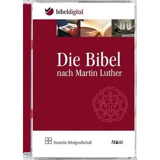 Die Bibel nach Martin Luther, mit Apokryphen, 1 DVD-ROM Revidierte Fassung 1984, Ausgabe in neuer Rechtschreibung. Bibeltext mit Suchprogramm