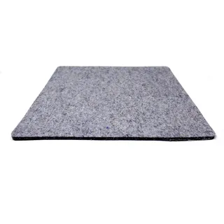 Sitzkissen aus Filz, Sitzauflage, Filzauflage, Filzmatte, Stuhlkissen, Sitzpolster, 27 x 27cm, Grauer Filz, Antirutsch Beschichtung