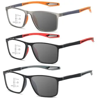 Autofokus Brille Mit Selbsteinstellung, Intelligente Zoom Brille Automatische Fokuseinstellung, Ultraleichte Und Bequeme Anti-Blaulicht-Brille Für Presbyopie Für Nah Und Fern (3 Colors,3.0x) - 3.0x
