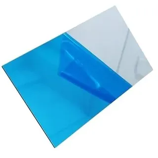 Generisch 1 Stück 200 * 200 * 3mm Glas Oberflächenspiegel für Optische Anwendungen, DIY Projektor Zubehör