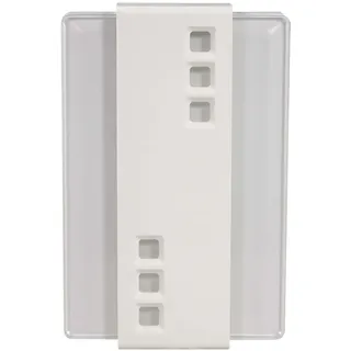 SUNDI Türgong Türklingel Gong Klingel Haustürklingel Verdrahtet Zweiklang Doppelklang 8V 8V Vetro Weiß GNT-247