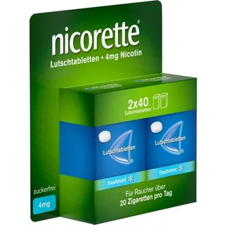 Nicorette Freshmint 4 mg Lutschtablette 80 St.