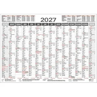 Korsch Verlag Tafelkalender 2027 Wandkalender A4 hoch