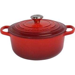 Le Creuset Signature Bräter 20 cm rund kirschrot