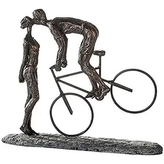 Casablanca by Gilde Casablanca by Gilde, Deko Skulptur Kiss me Poly Bronze (36 x 9 x 30 cm)