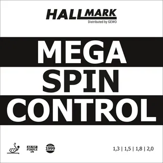 Hallmark Belag Mega Spin Control schwarz 1,8 - schwarz 1,8
