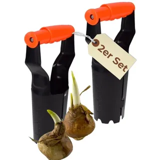 GarPet Pflanzer 2er Set Zwiebelpflanzer Garten Blumen Pflanzhilfe für Blumenzwiebeln