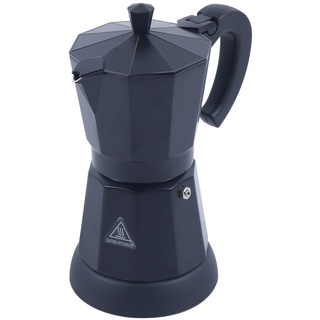 DDZcozy Elektrische Kaffeemaschine 300ml Espressokocher 6 Tassen Mokka Kanne Elektrischer Espresso-Kocher mit Separatem Boden