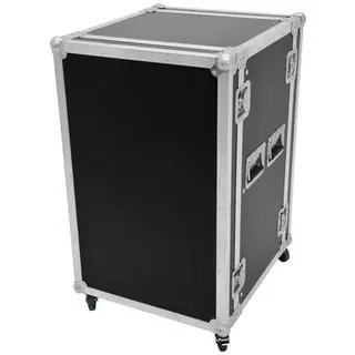 Roadinger Profi 19 Zoll Rack 12 HE Holz inkl. Griff, inkl. Rollen