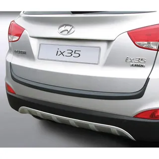 RGM Heckschürzenansatz (Diffusor) kompatibel mit Hyundai ix35 3/2010- - Silber (ABS)