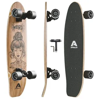Apollo Miniskateboard Midiboard 27", leicht, kompakt & wendig beige